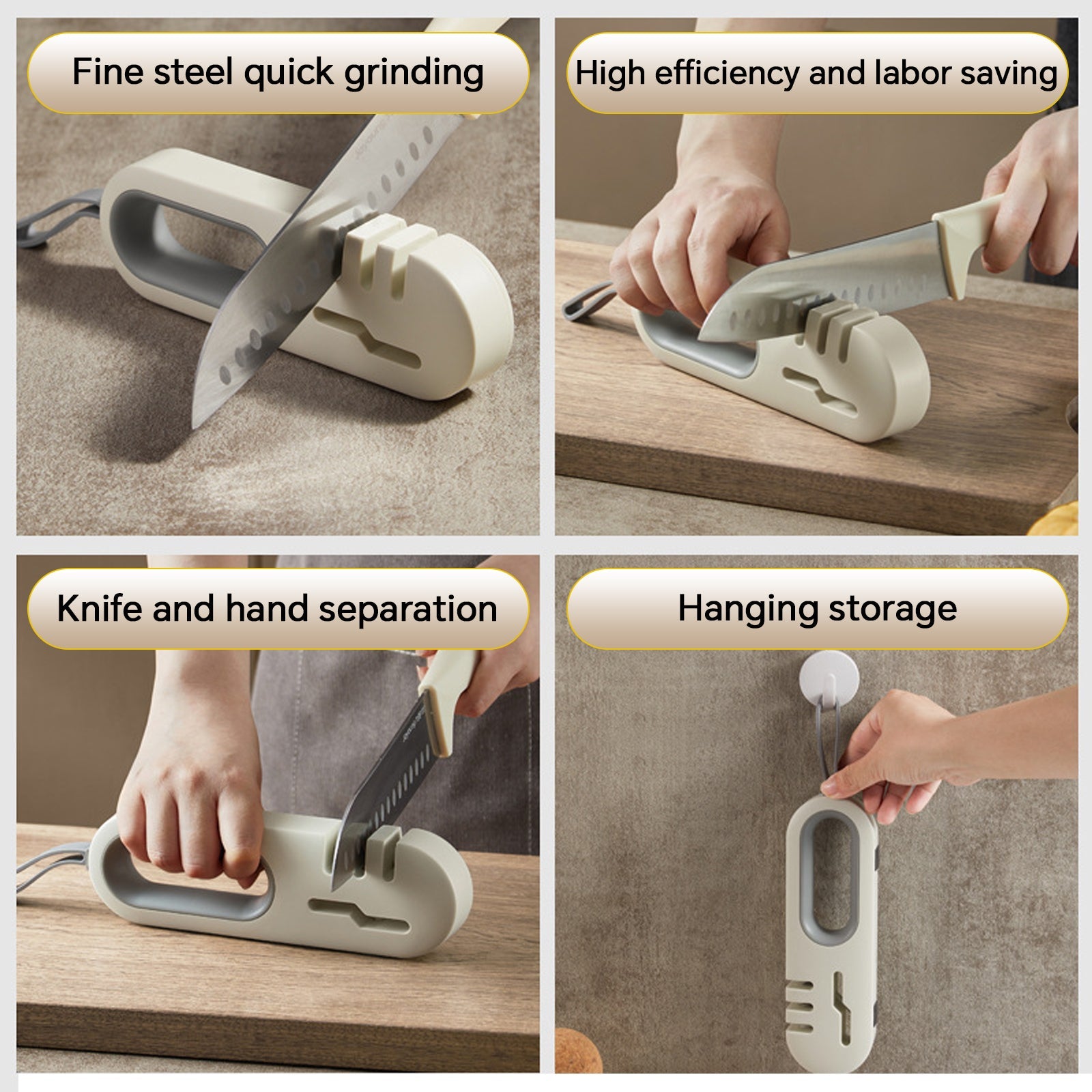 4-in-1 Kitchen Knife Sharpener