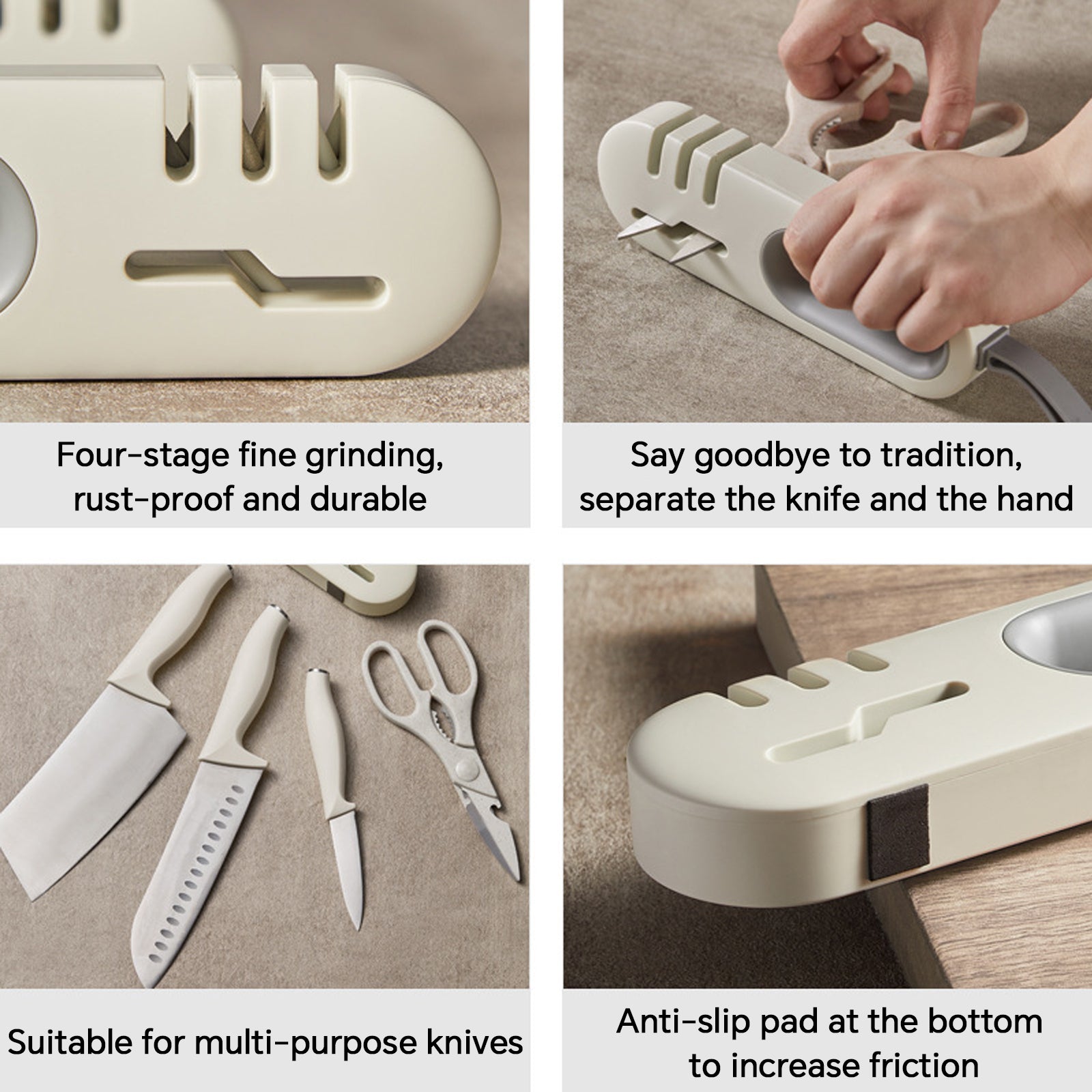 4-in-1 Kitchen Knife Sharpener