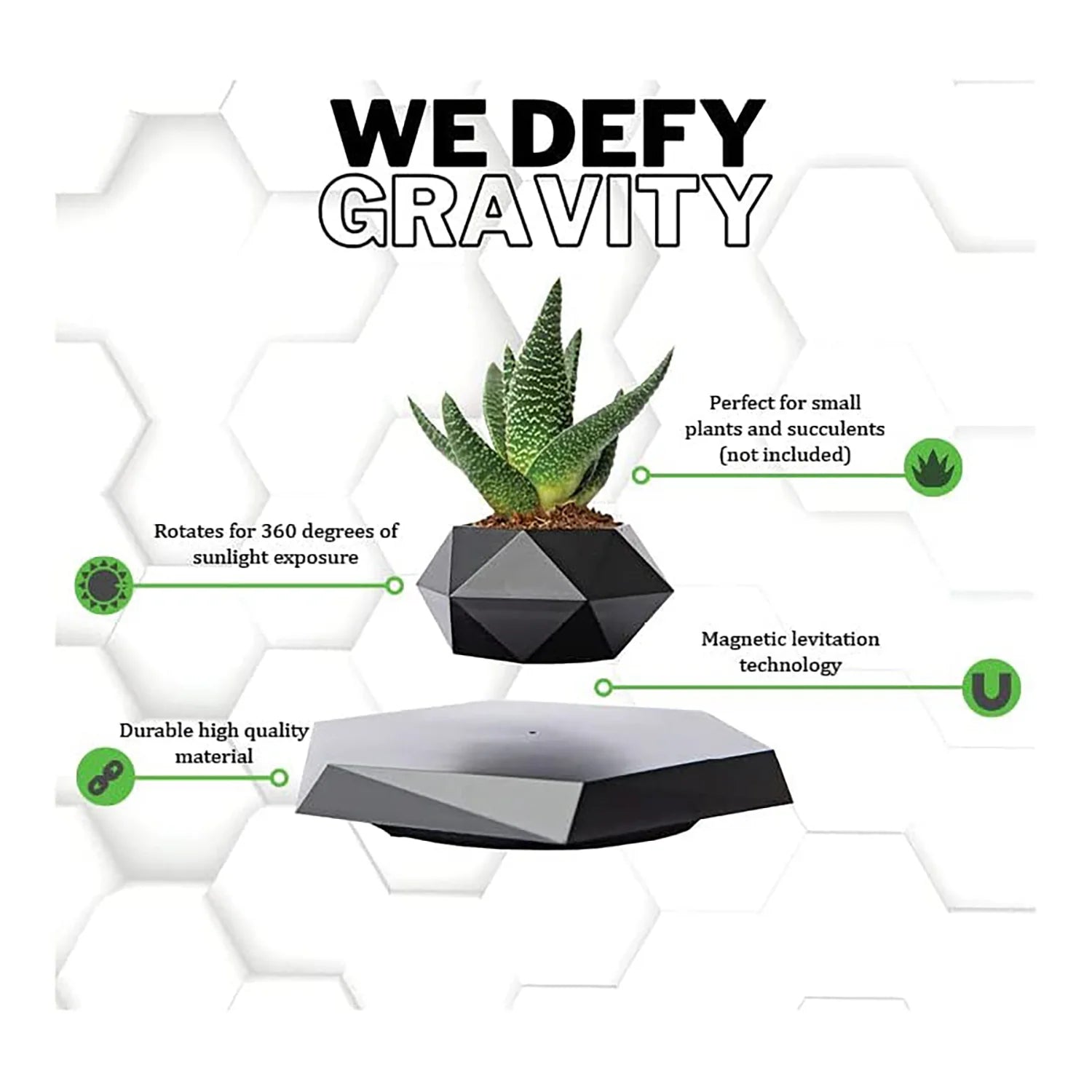 Geometric Levitating Pot